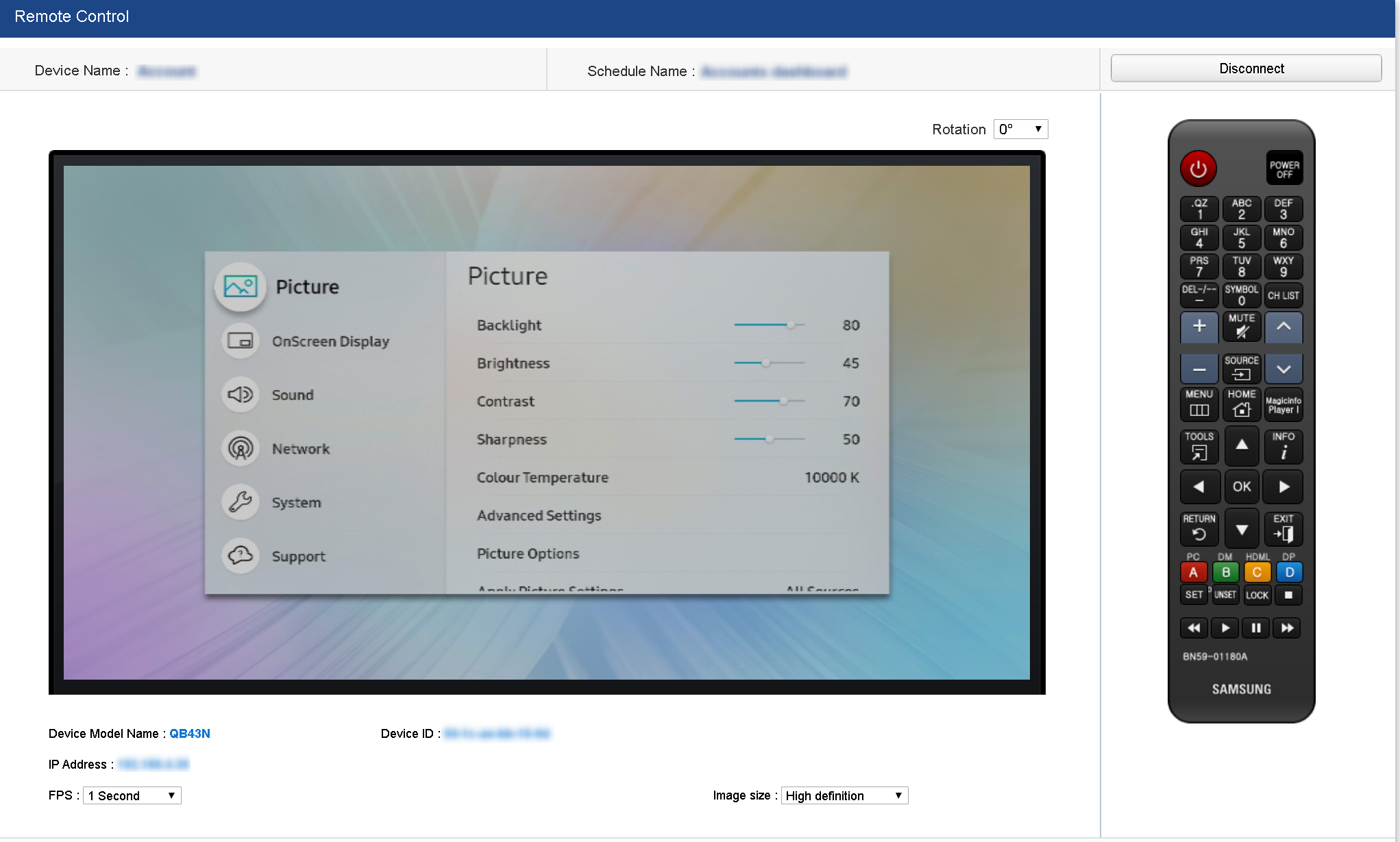 Samsung Remote Management Solution